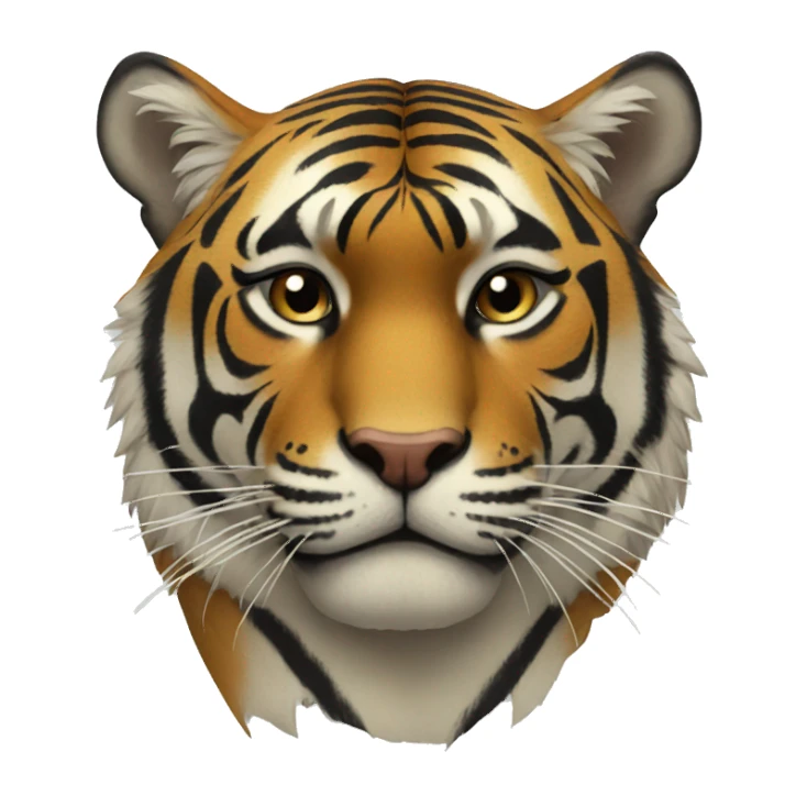 tigre triste sticker