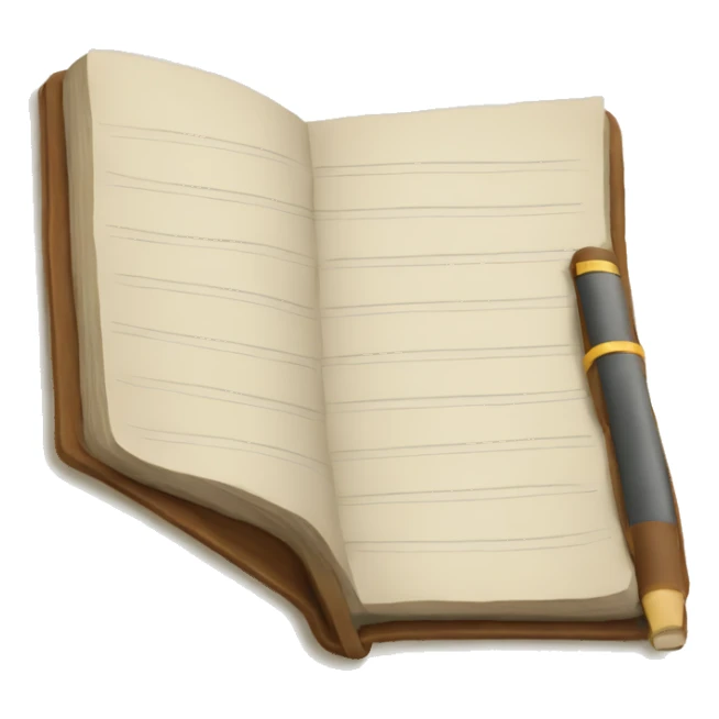 writing journal sticker