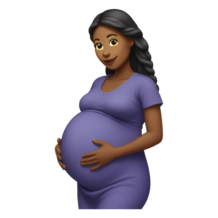 Pregnant mom  sticker