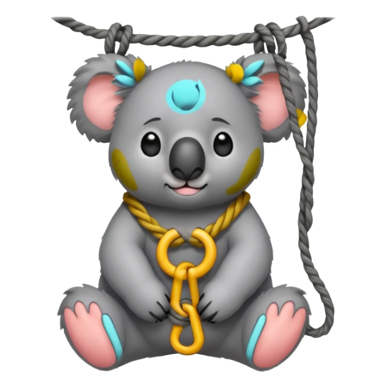 Koala with a noose sticker