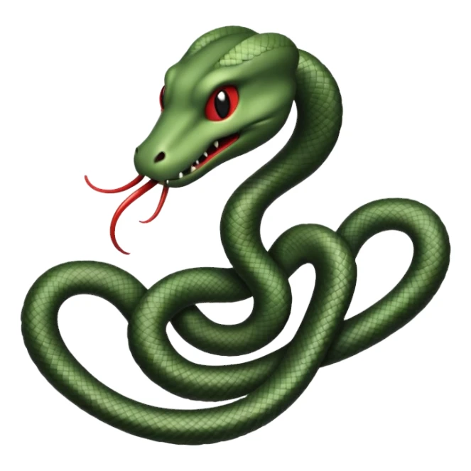 Text that reads “Blame Snakes” sticker