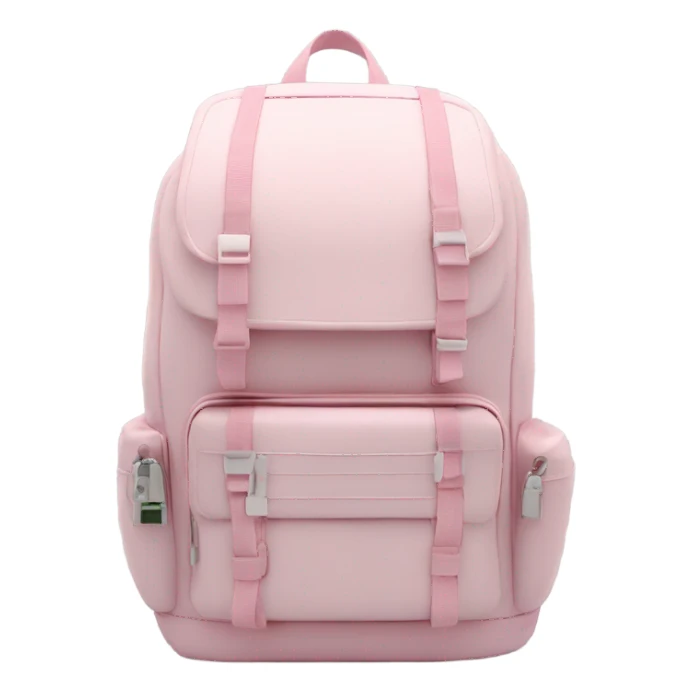 light pink backpack for school sticker