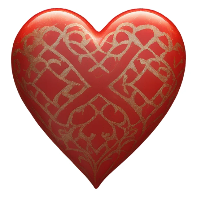 I love you heart sticker