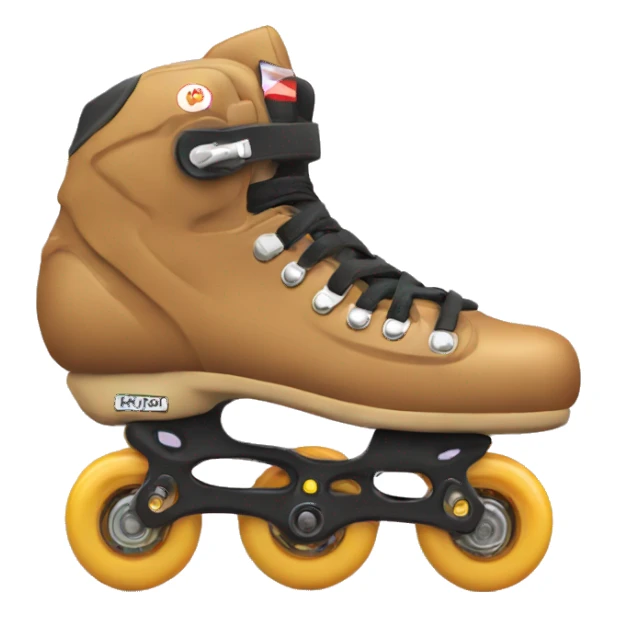 Kamel auf inline Skates  sticker
