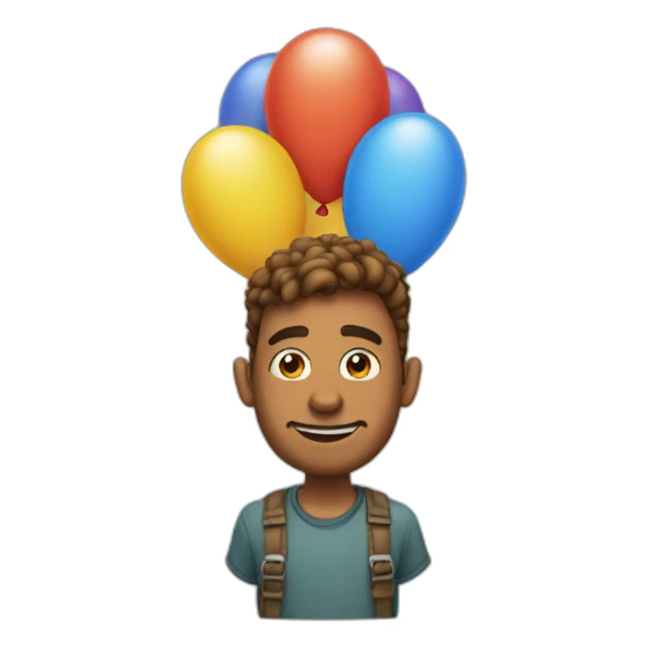 Russel ballons sticker