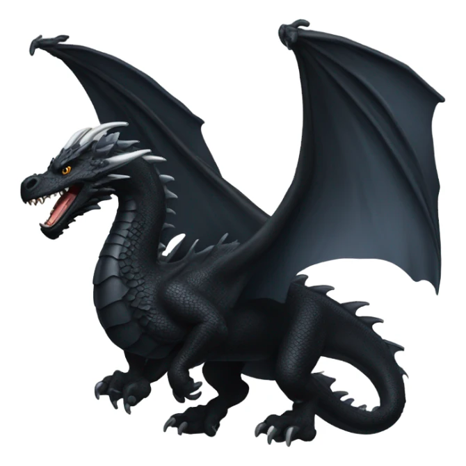 Riding a black dragon  sticker