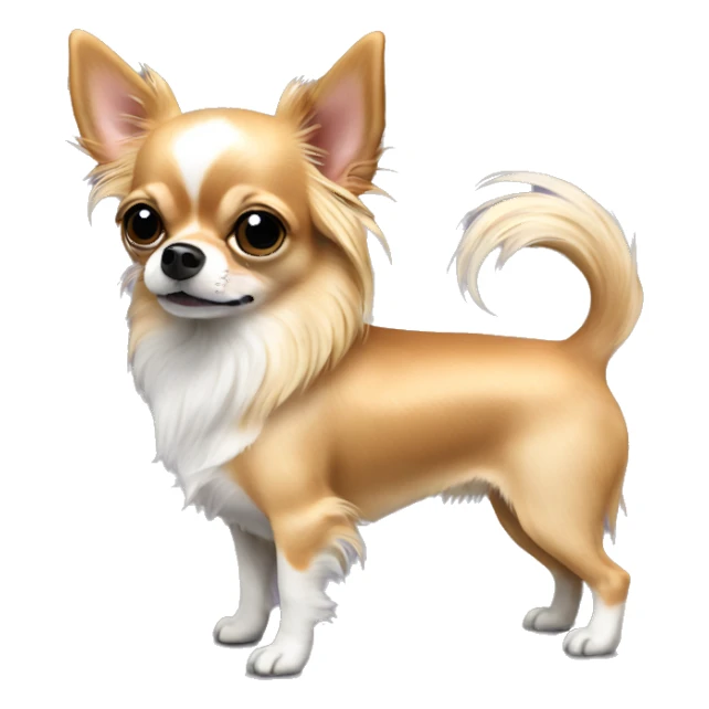 Long haired chihuahua ring bearer sticker
