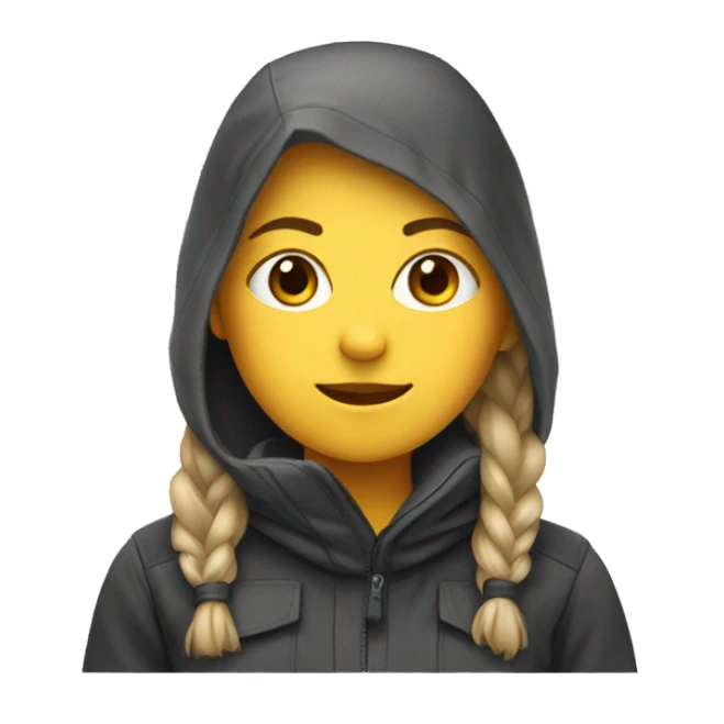 Girl in Balaklava sticker