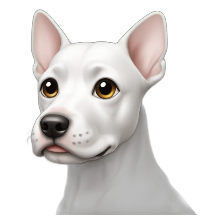 black-and-white-doodle-hairless sticker