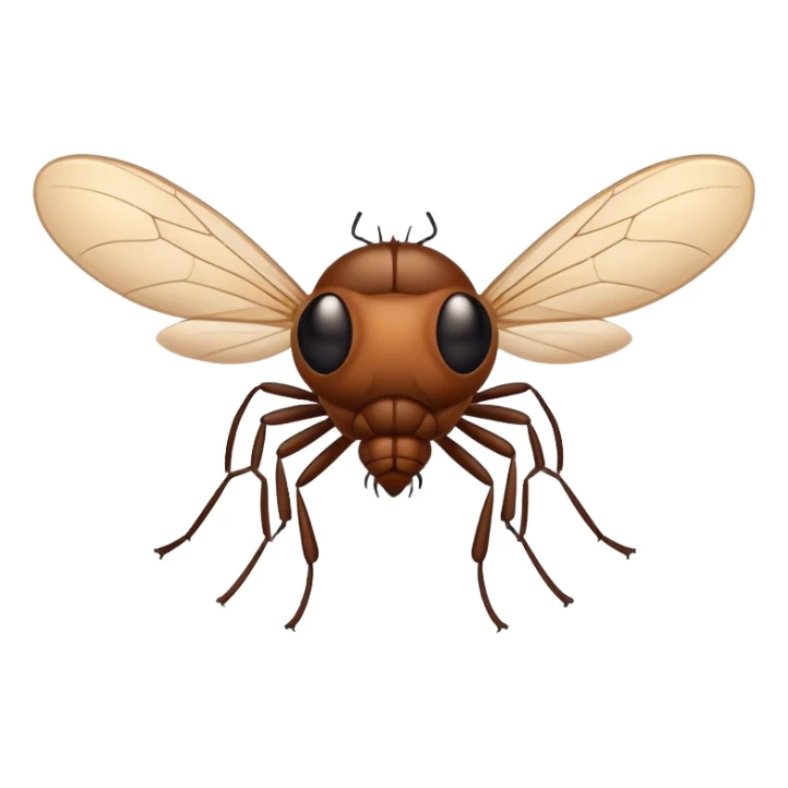 A cute little fly sticker