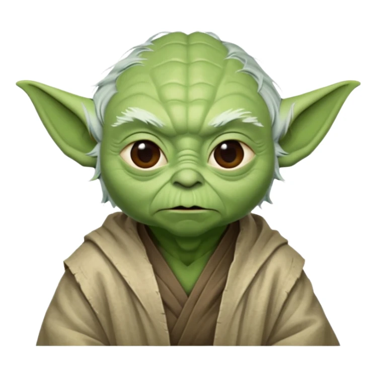 Yoda from starvwars sticker