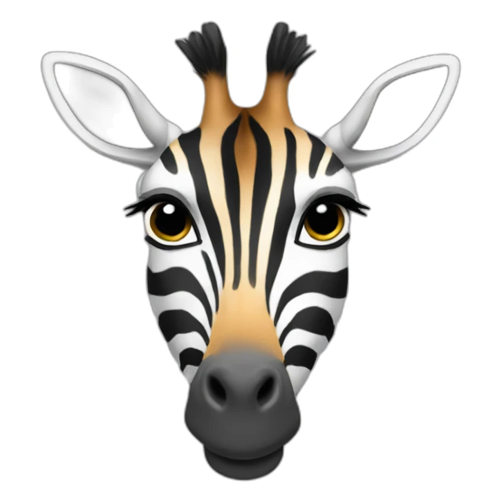 Zebra Giraffe Hybrid sticker