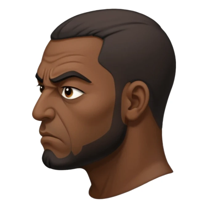 angry Iraqi, in profile sticker