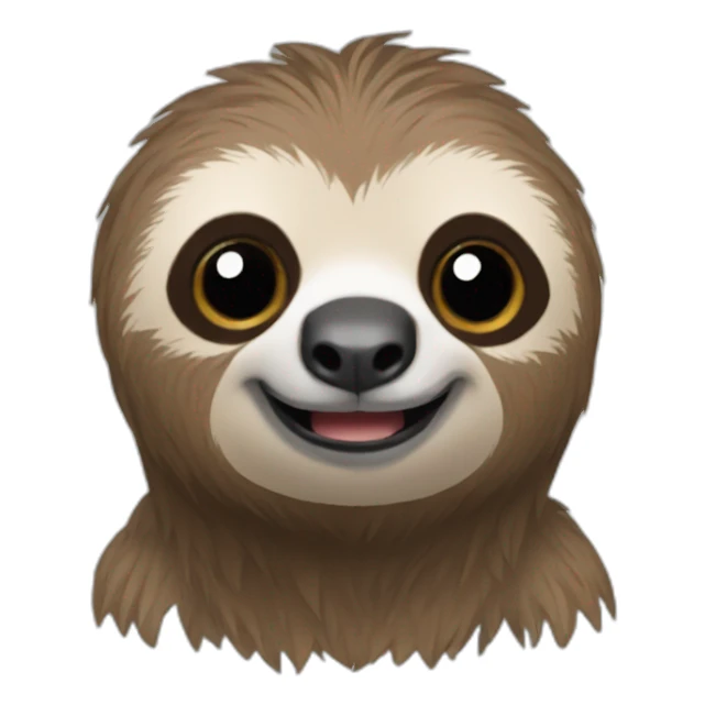 Sloth email sticker