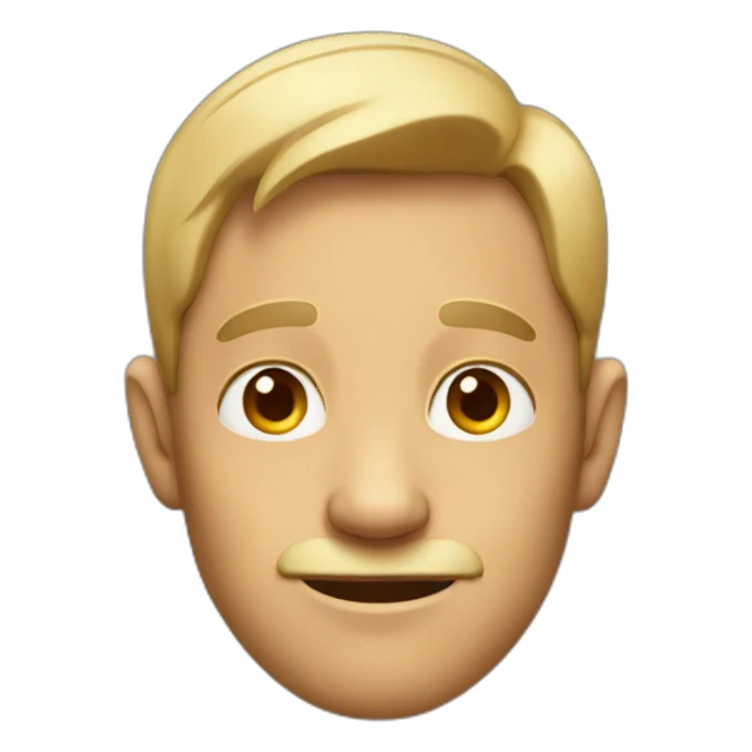 Man with big ears sticker