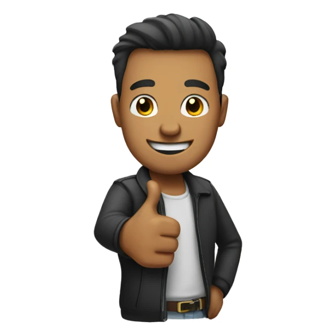 man thumbs up
 sticker