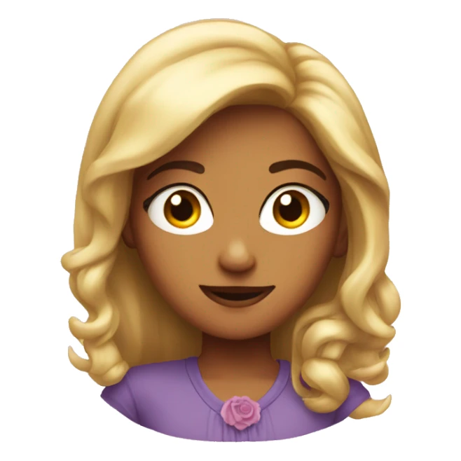 Lady heart eyes sticker