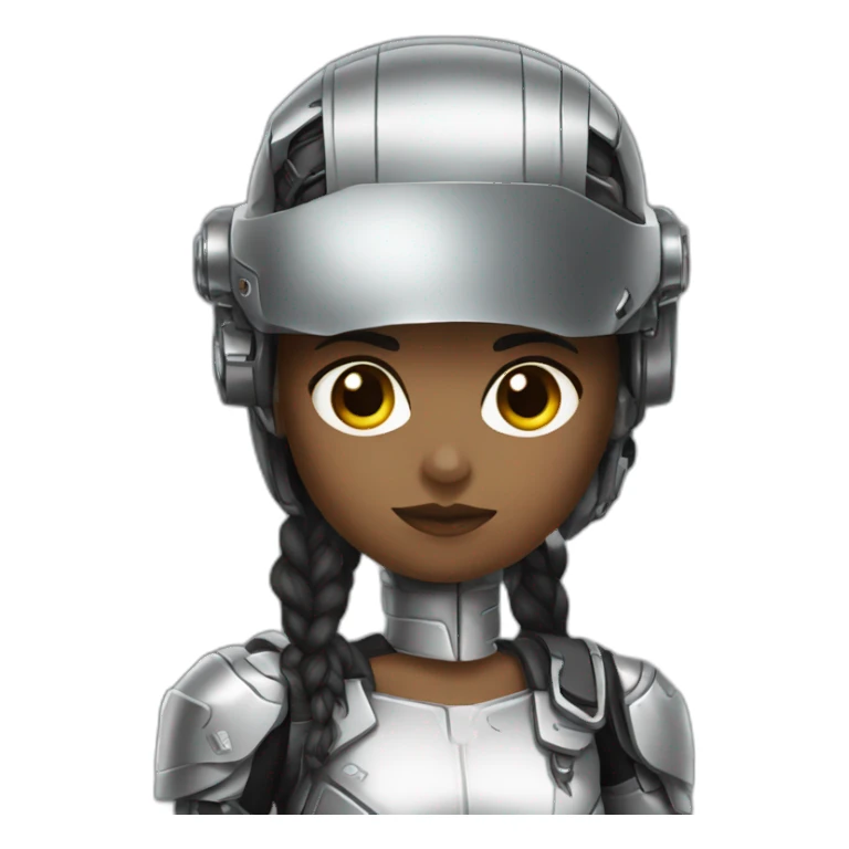 Girl terminator sticker