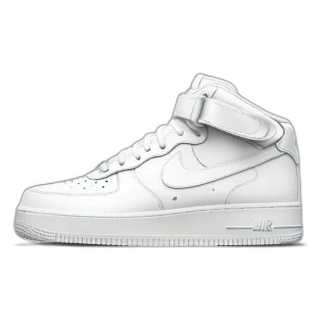 Nike air force 1 white sticker