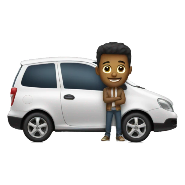 Jamesboun with car sticker