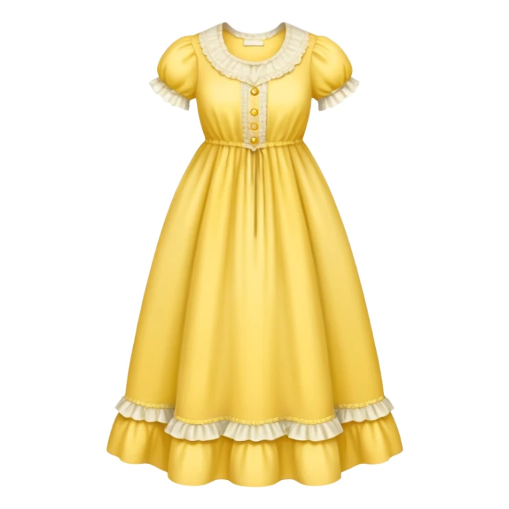 victorian nightgown yellow sticker