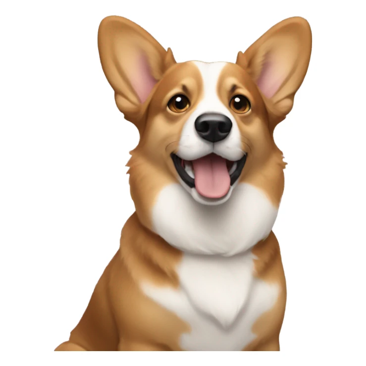 Aussie and corgi dog mix sticker
