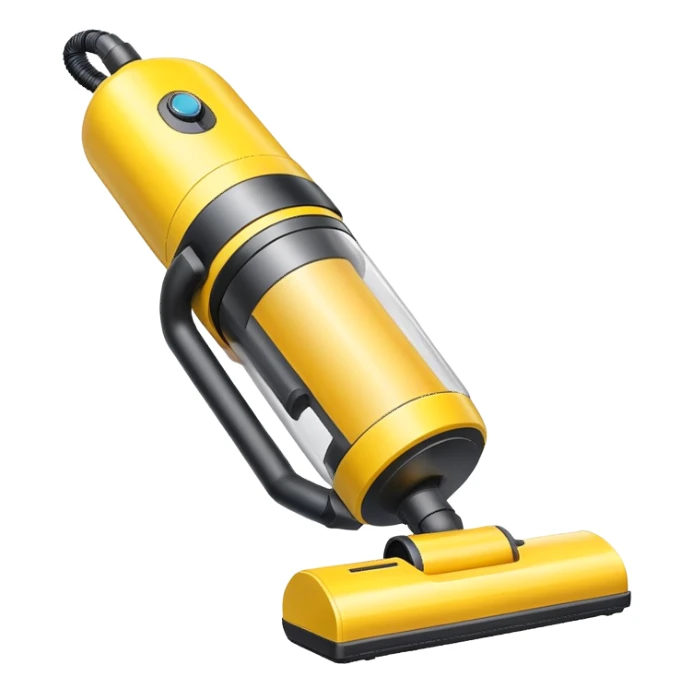 yellow vacuum sticker