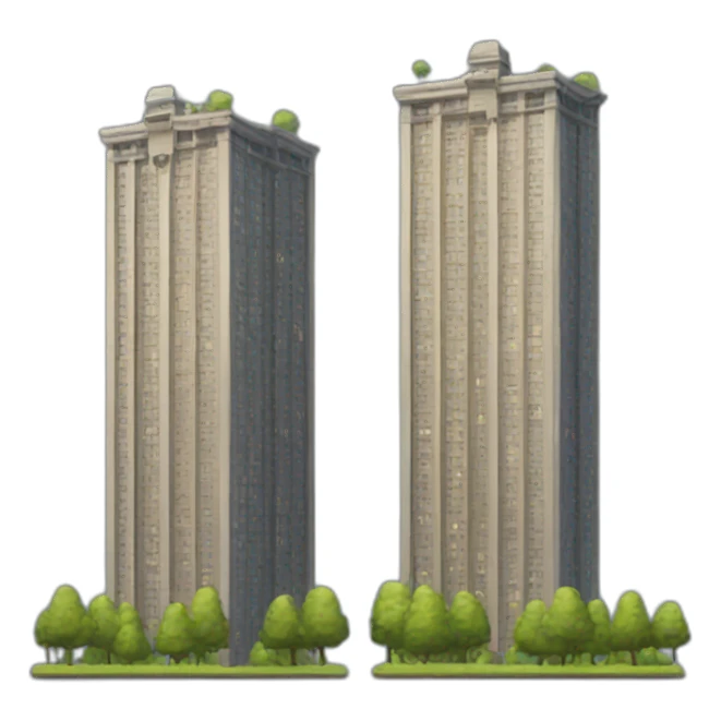 twins towers sticker