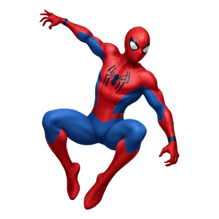 Spiderman shooting web  sticker