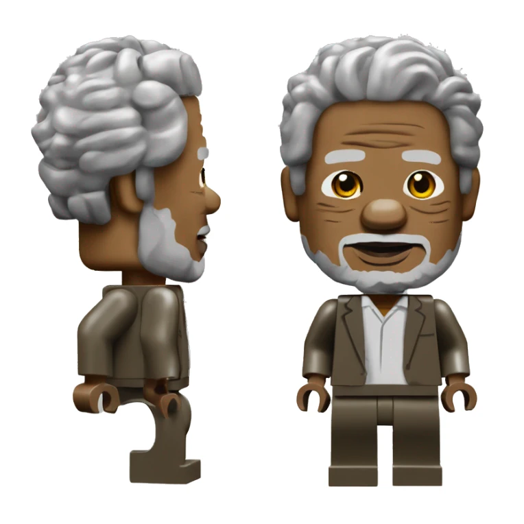 MORGAN FREEMAN lego full body sticker