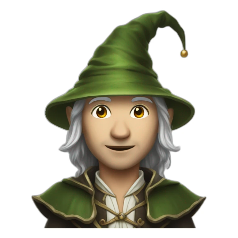 magicien demi-elfe sticker