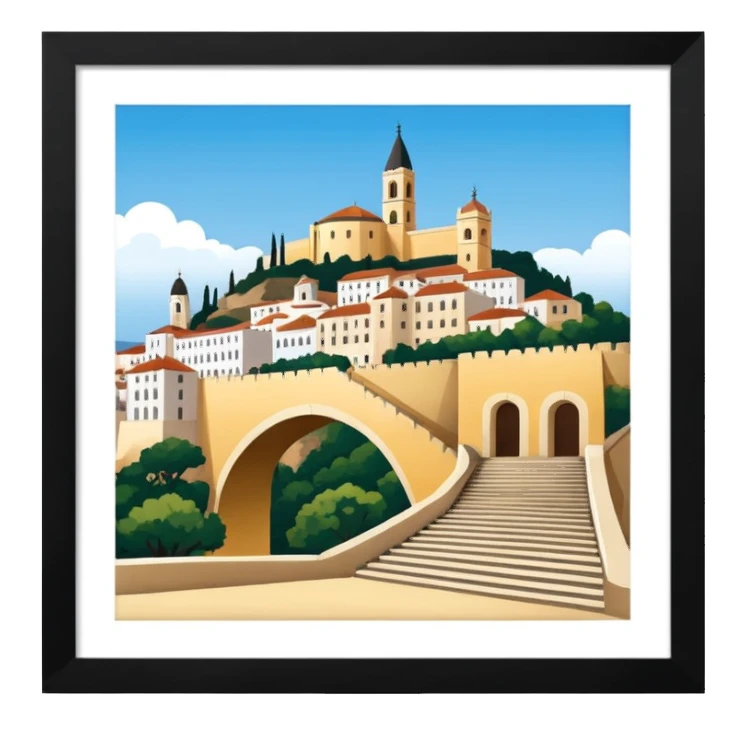 escadas monumentais em coimbra sticker