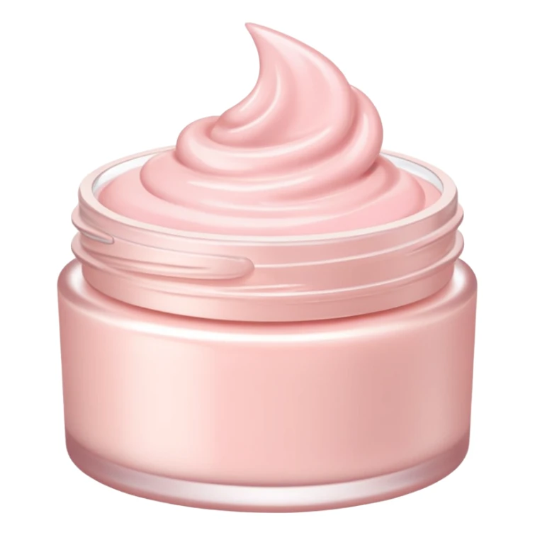 Aesthetic skincare light pink sticker