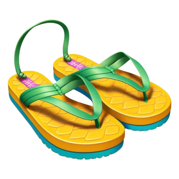 Centipedes with flip-flops sticker