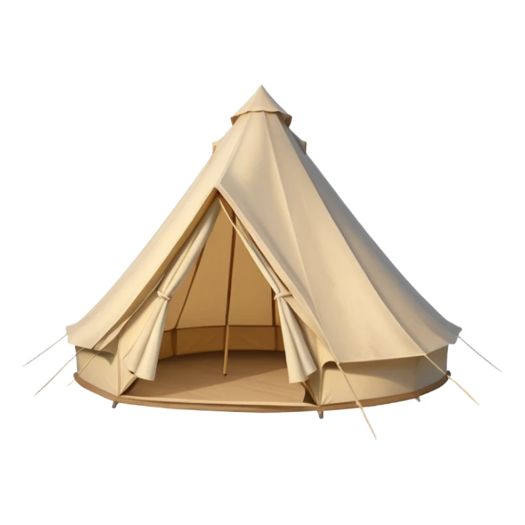 Closed Bell tent  sticker