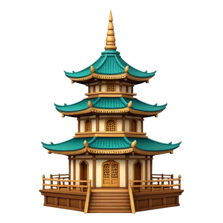 pagoda style emle sticker