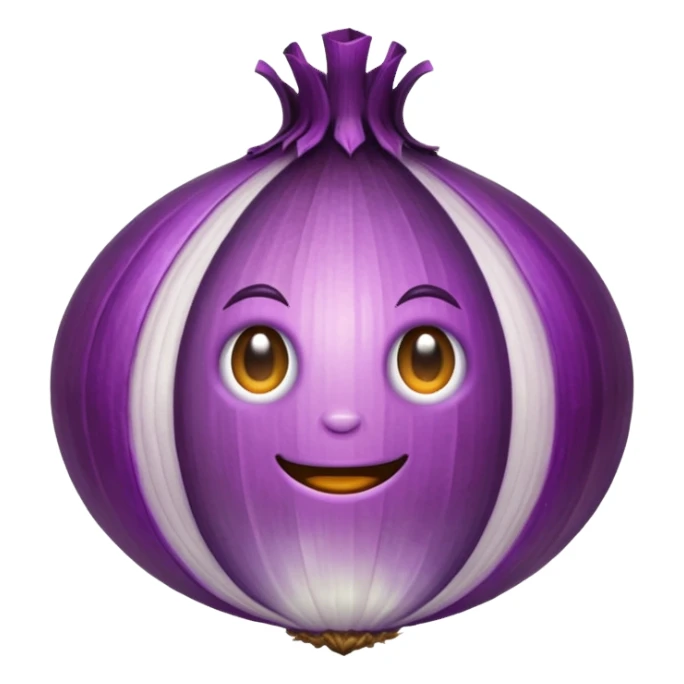 purple onion sticker