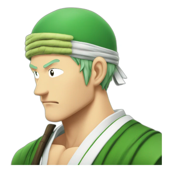 Zoro avec de la biere sticker