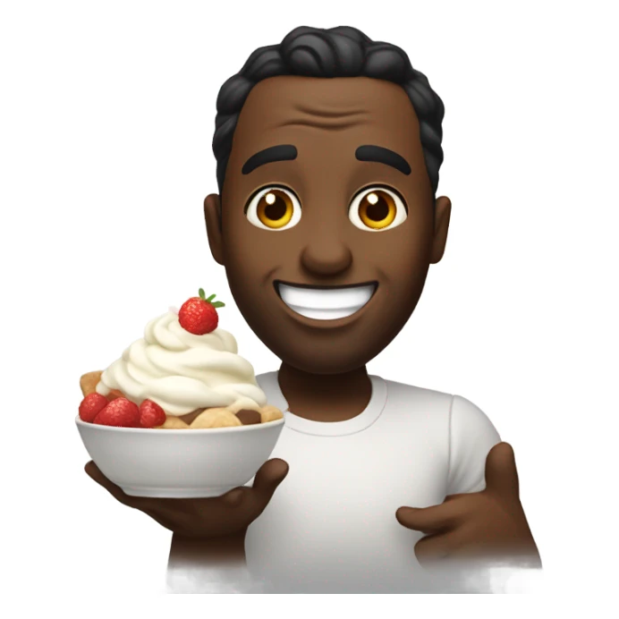 diddy with cream sticker