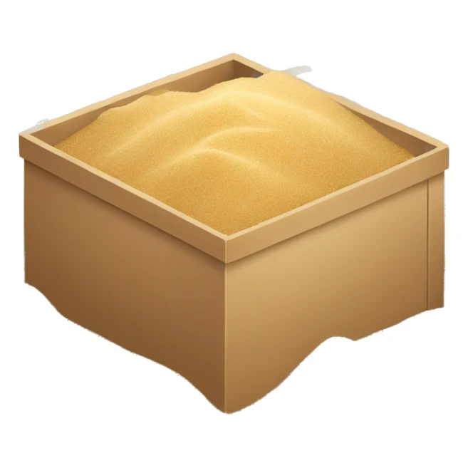 Box of sand sticker