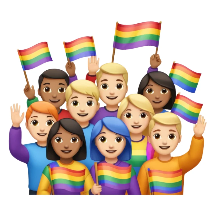 Gay salute sticker