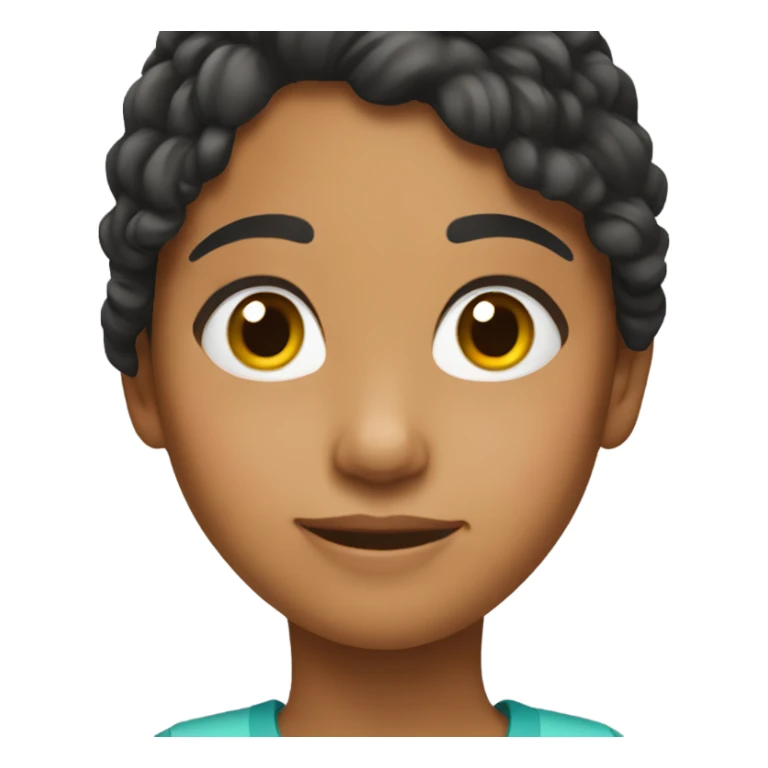 hispanic 10 year old girl sticker