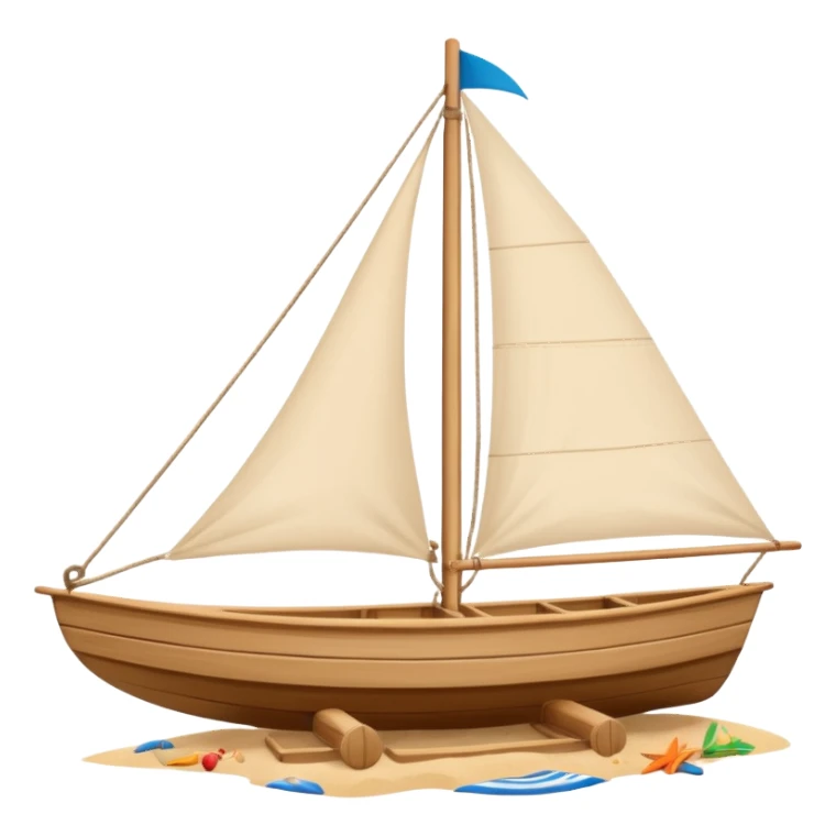 Char à voile sticker