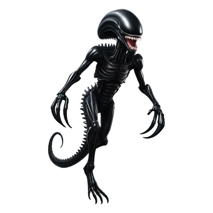 Xenomorph jumproping sticker