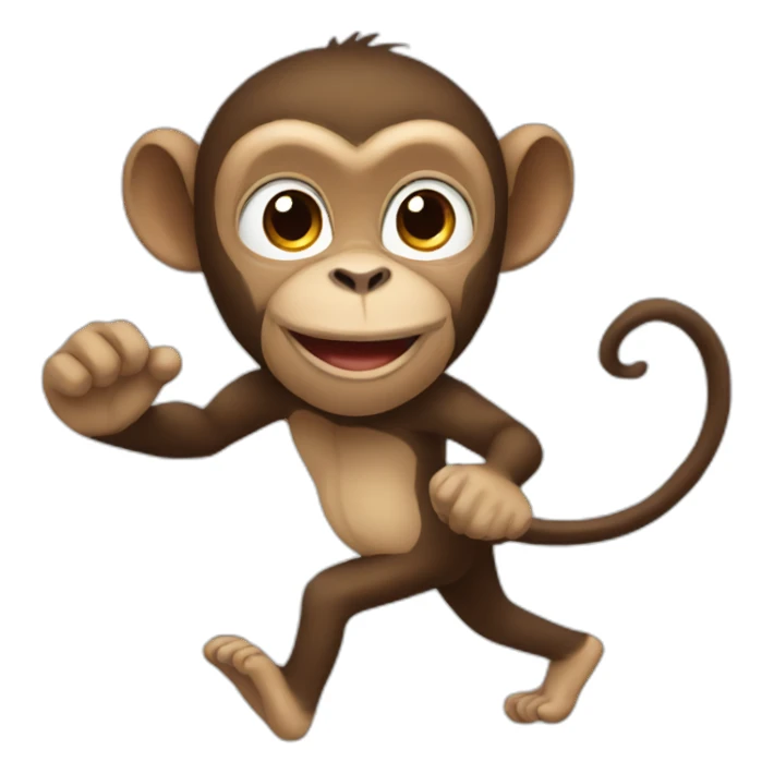 monkey that runs the world sticker