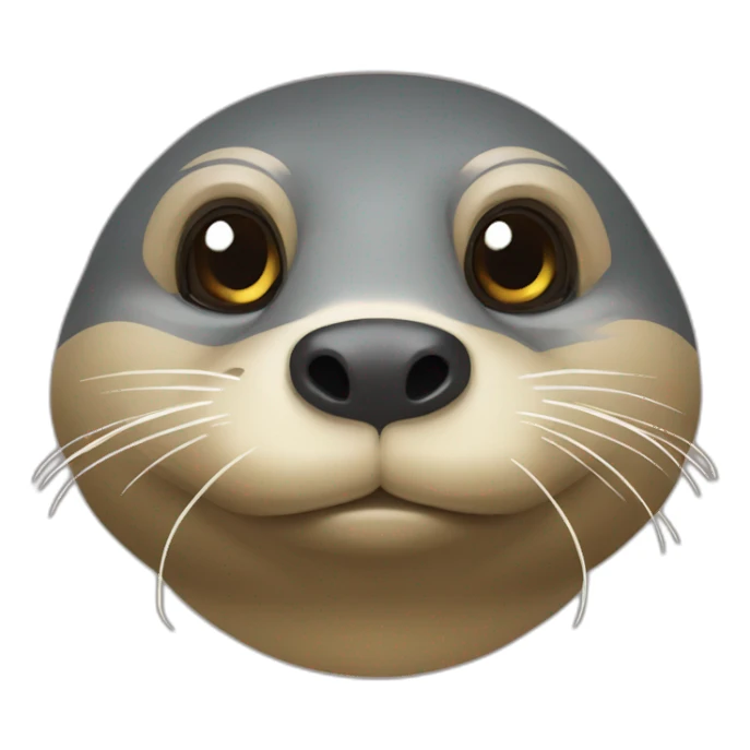 Loutre avec tortue sticker