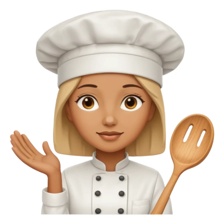 woman wearing chef hat sticker