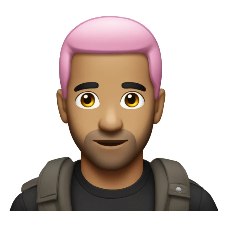 drake with pink hair sticker