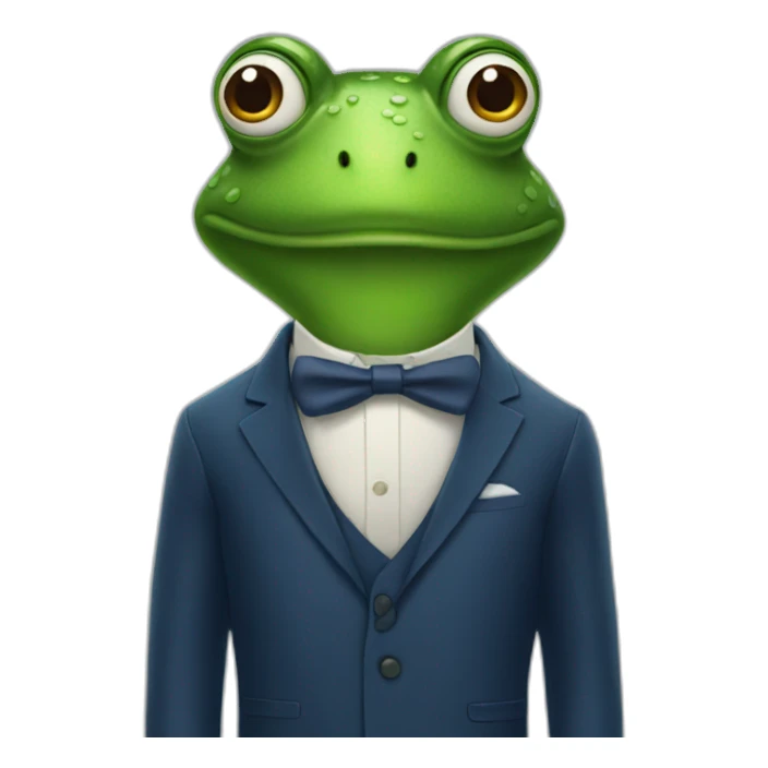 mr frog vote sticker