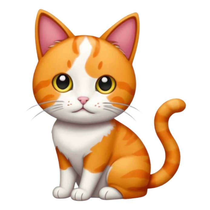 Calico cat wlh is drawing sticker